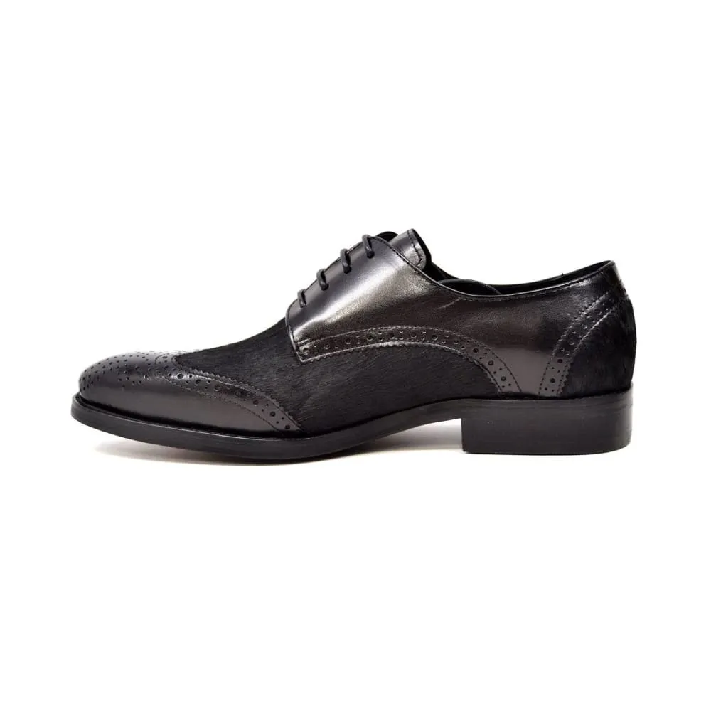 British Walkers President Men's Leather and Pony Skin Oxfords