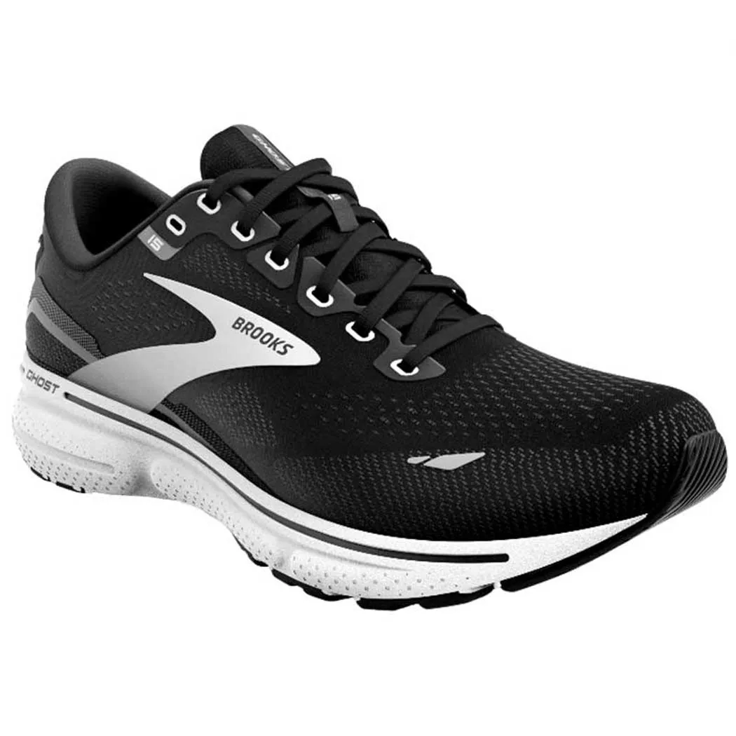 Brooks Ghost 15 Sneaker Black/Blackened Pearl/White (Men's)