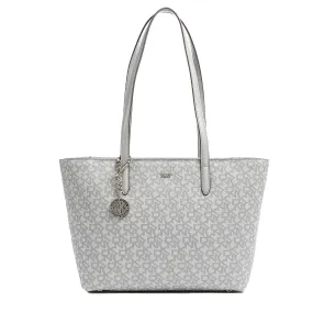 Bryant Large Logo Print Tote Bag -Grey