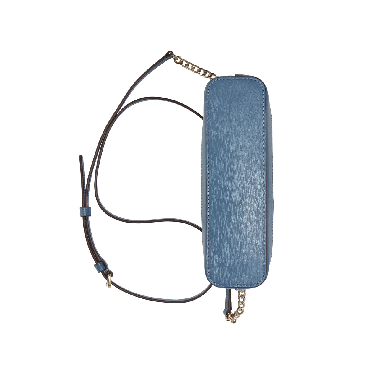 Bryant Park Dome Crossbody -Ivory/Blue