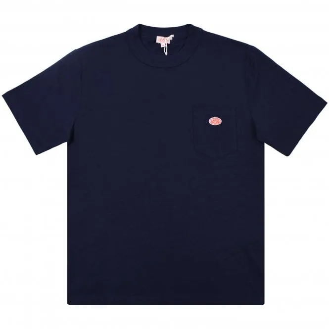 Buy online Armor Lux Pocket T-Shirt Navy | Steranko Manchester