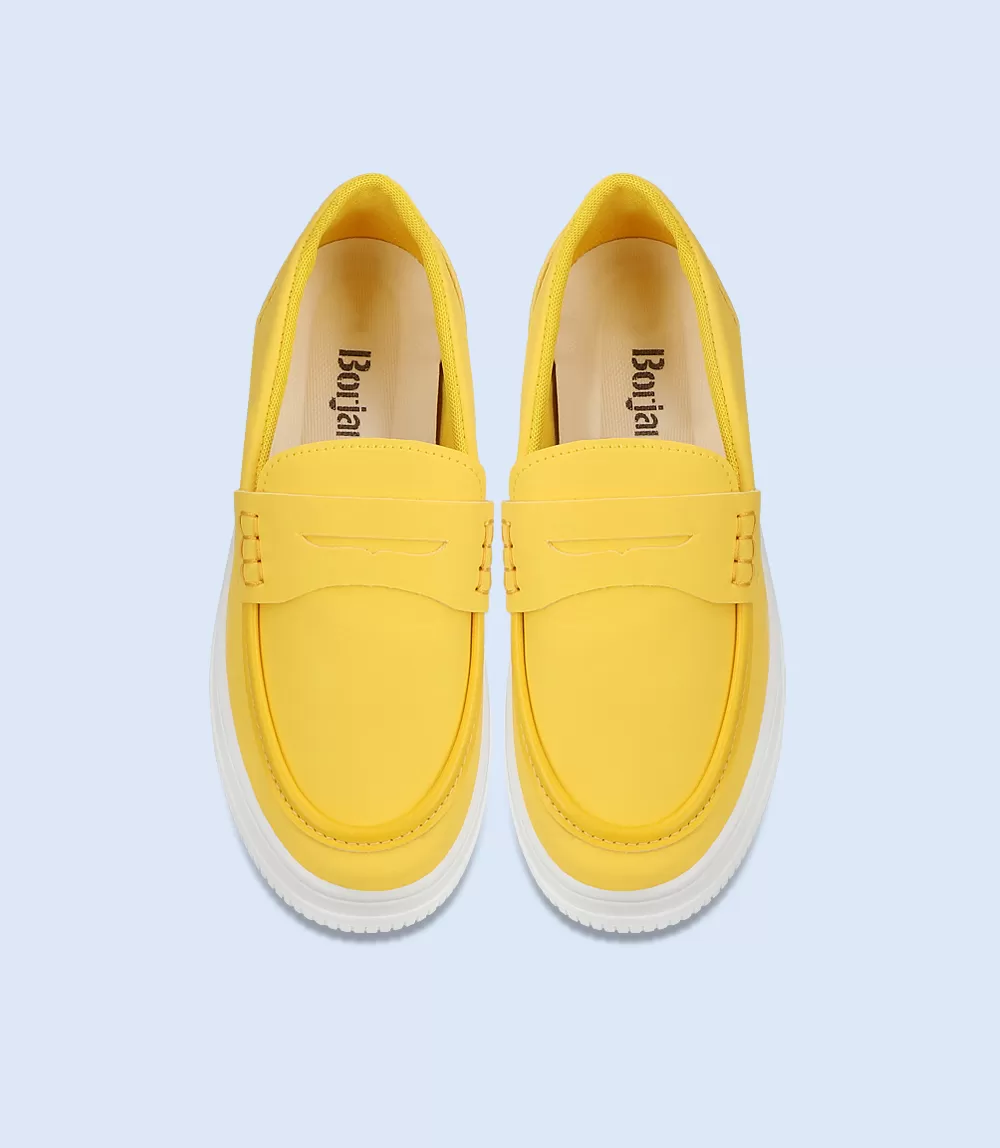 BW8275-MUSTARD-Women Sports Shoes