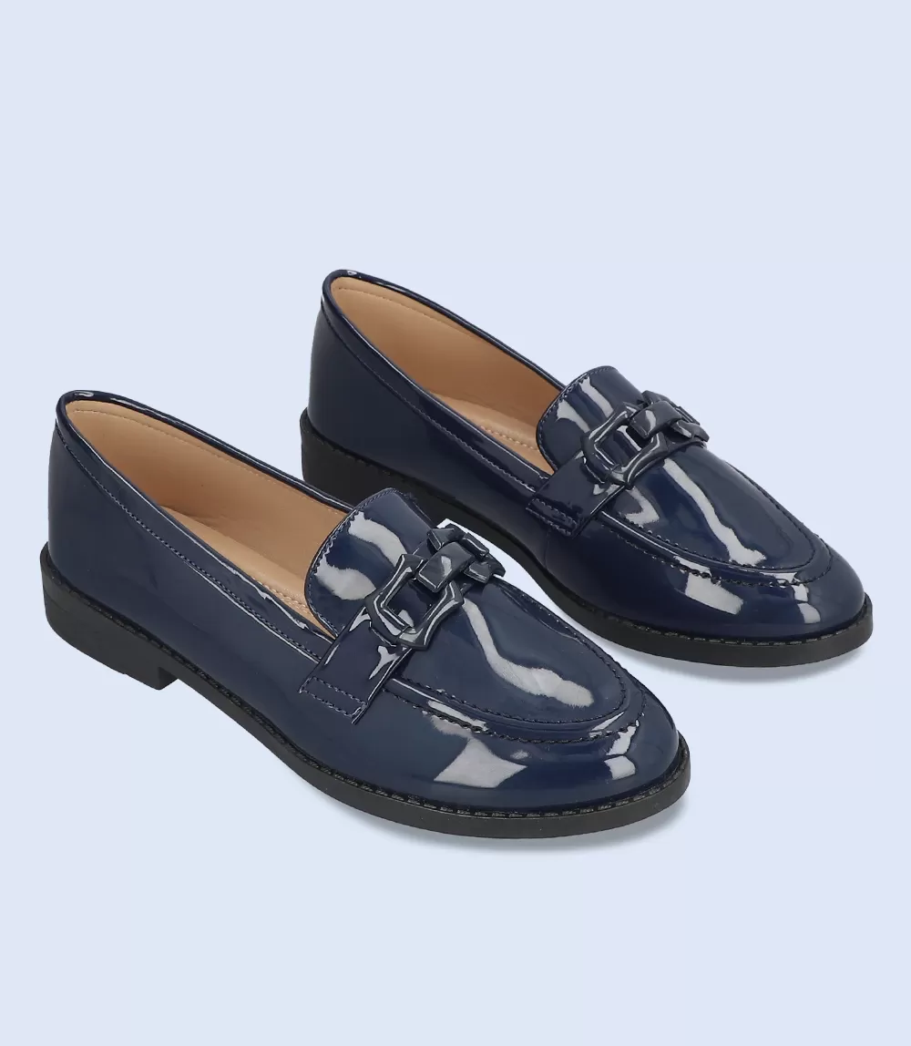 BW8606-NAVY-Women Casual Shoes