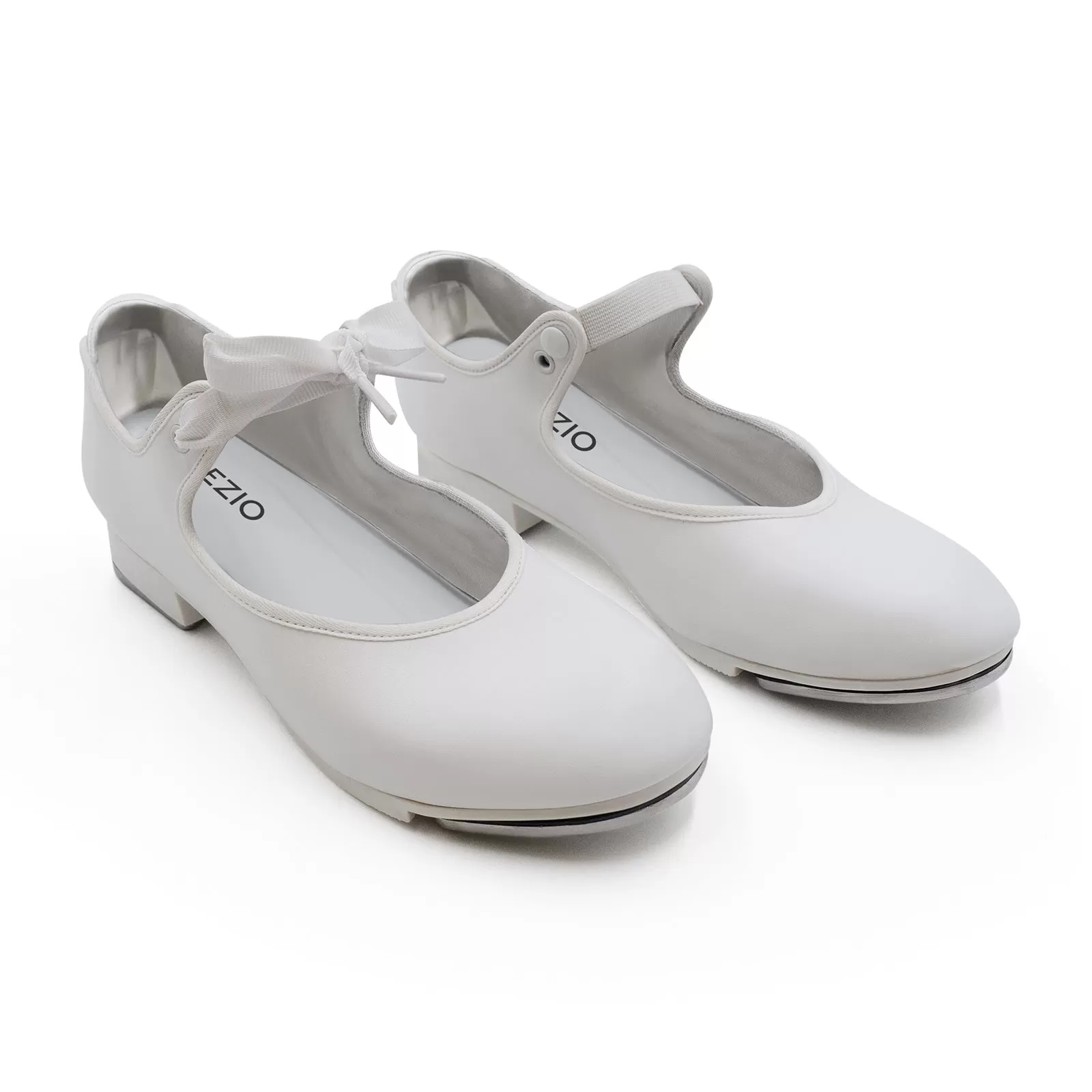 Capezio Child's Shuffle Tap Tap Shoes - White