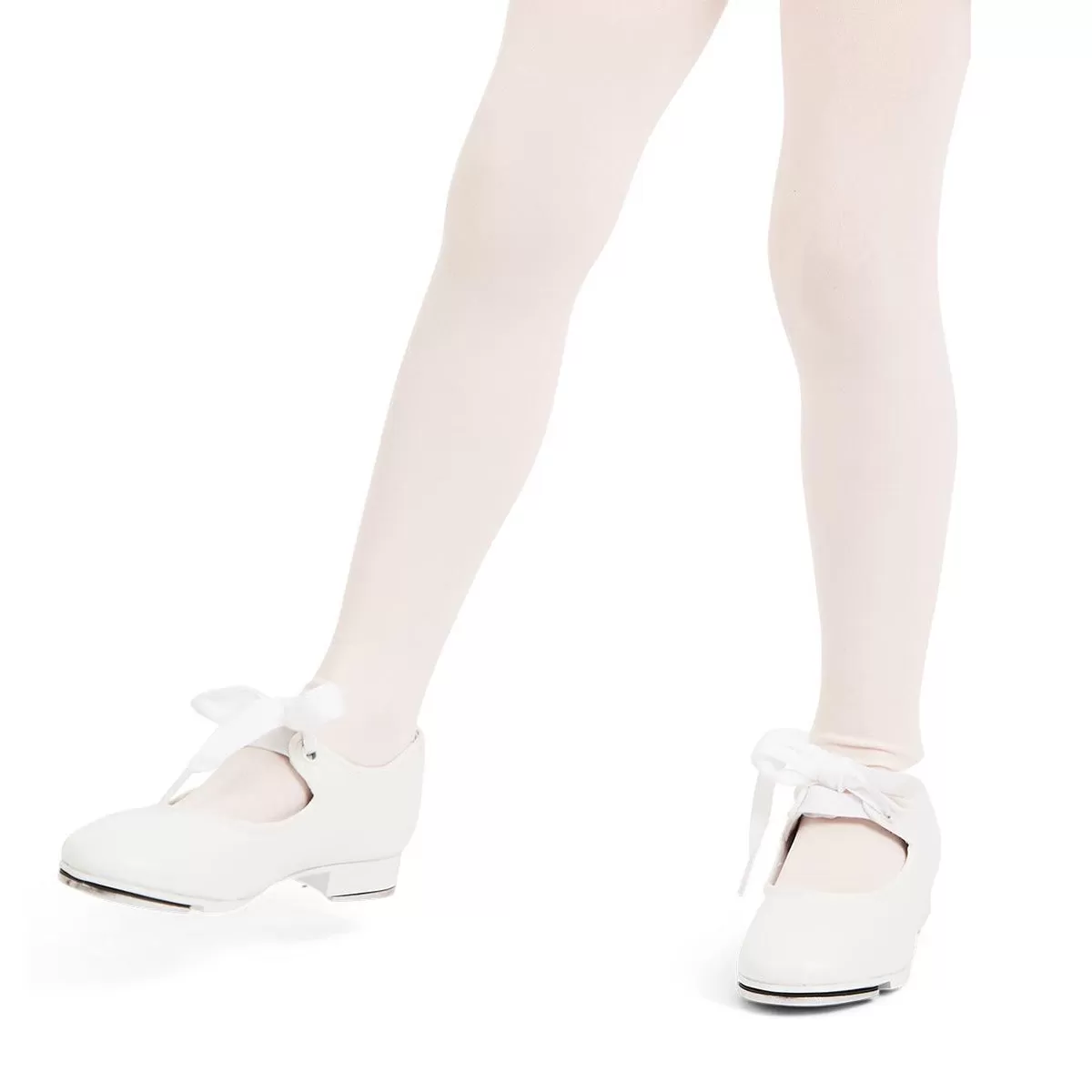 Capezio Child's Shuffle Tap Tap Shoes - White