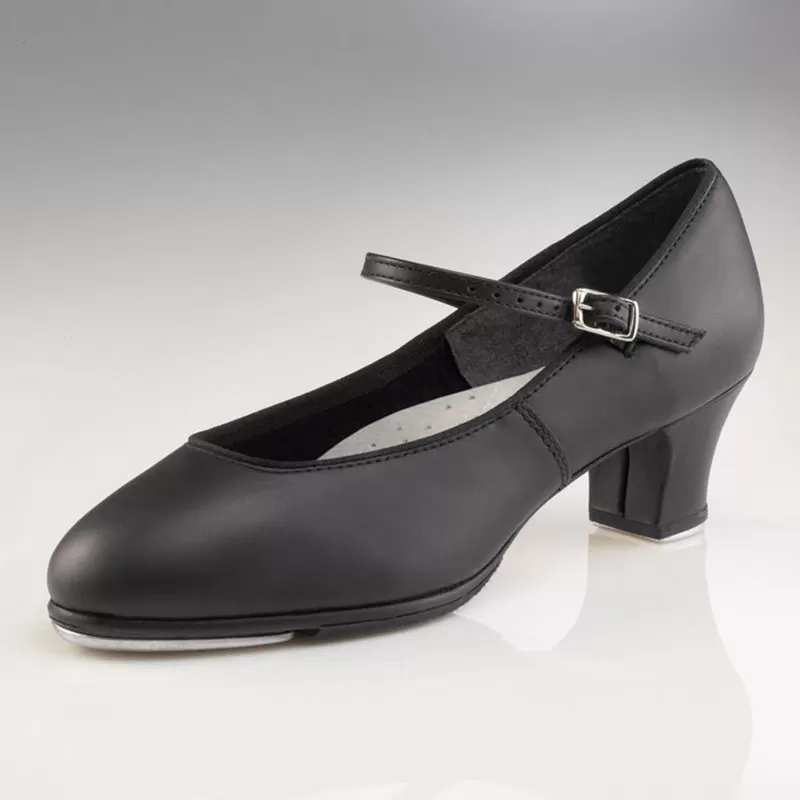 Capezio Jr. Footlight Tap Shoes - Black