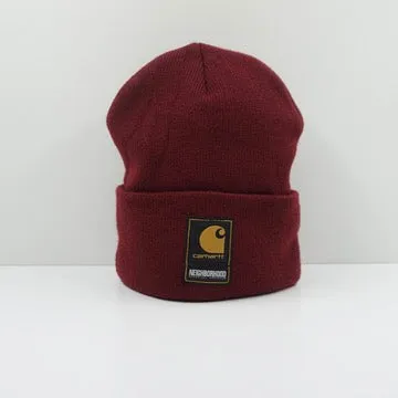 Carhartt WIP X Neighborhood Burgundy Watch Beanie