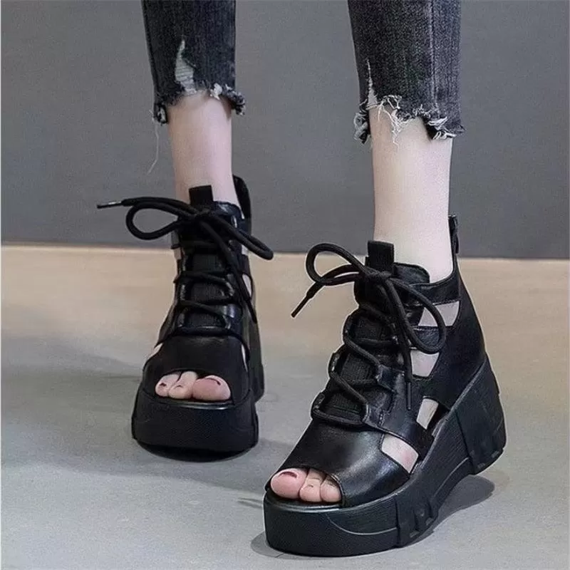 Casual Ankle Wedge Sandal Shoes