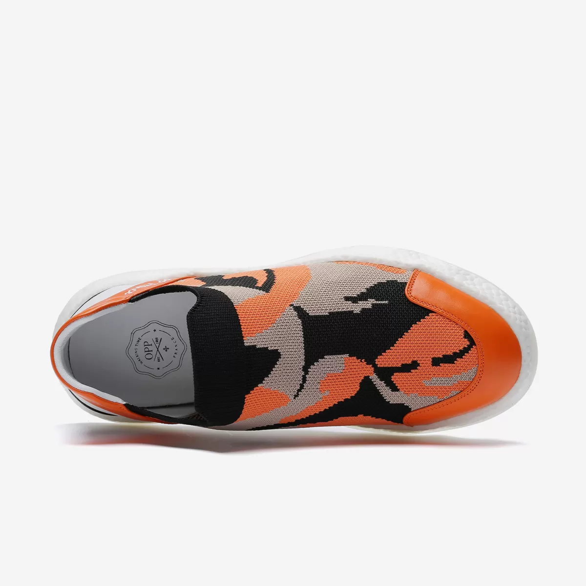 Casual Lace-Up Shoes Orange 