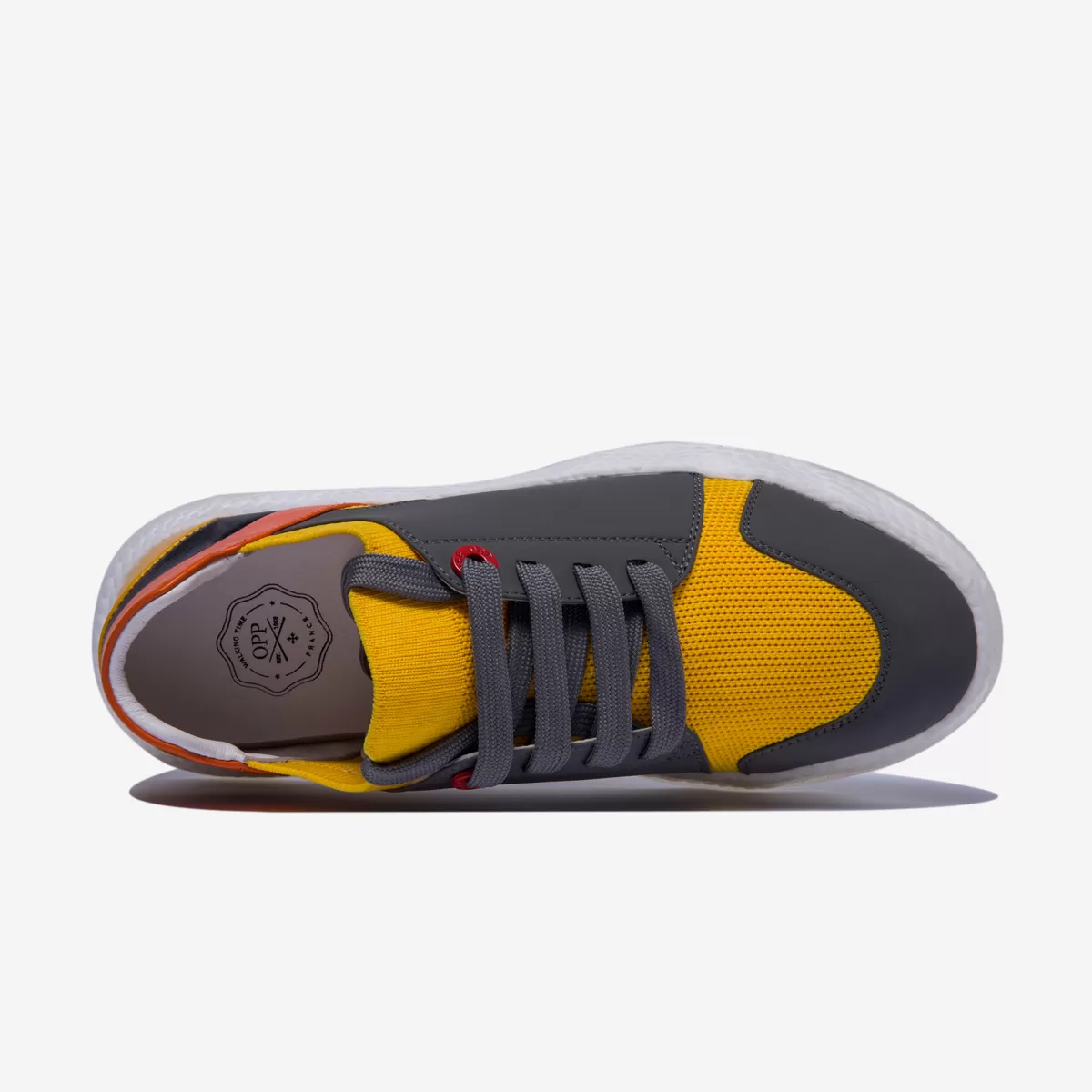 Casual Lace-Up Shoes Yellow 