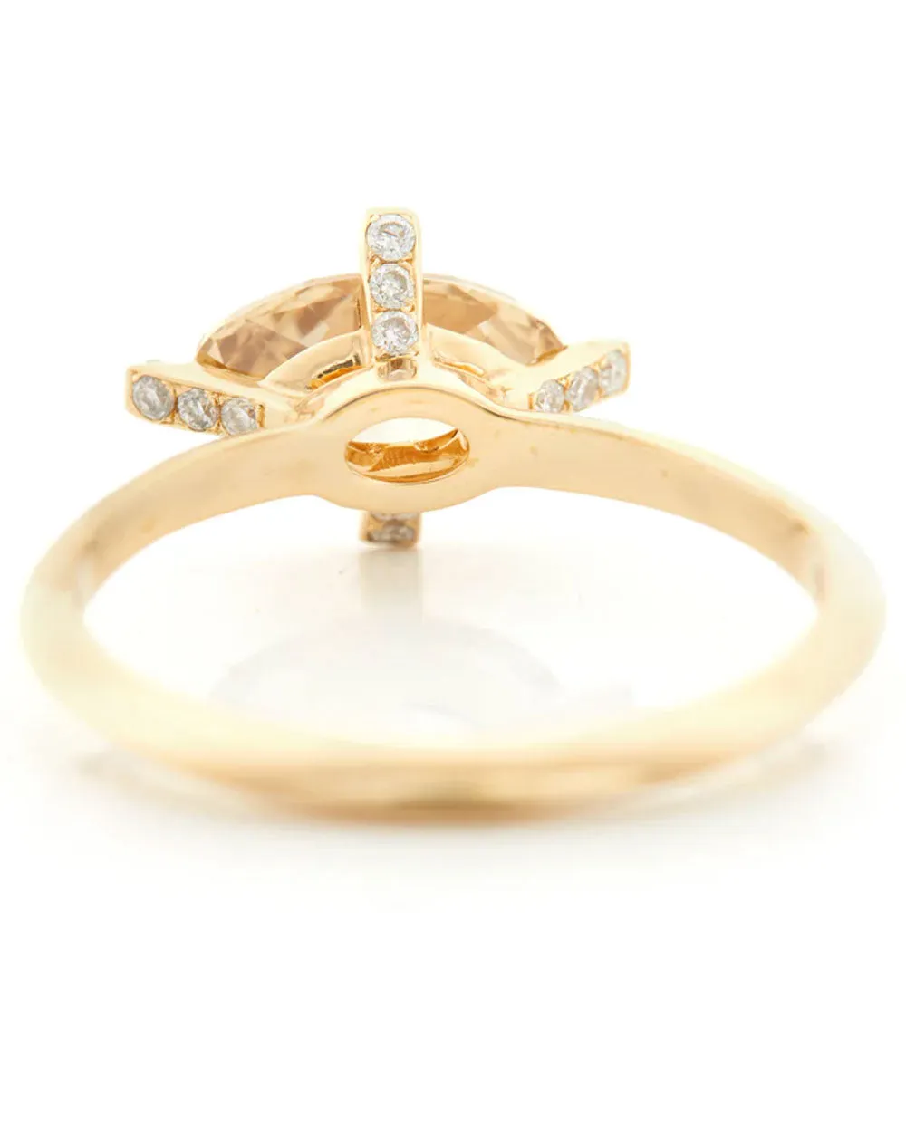 Champagne Diamond Compass Ring