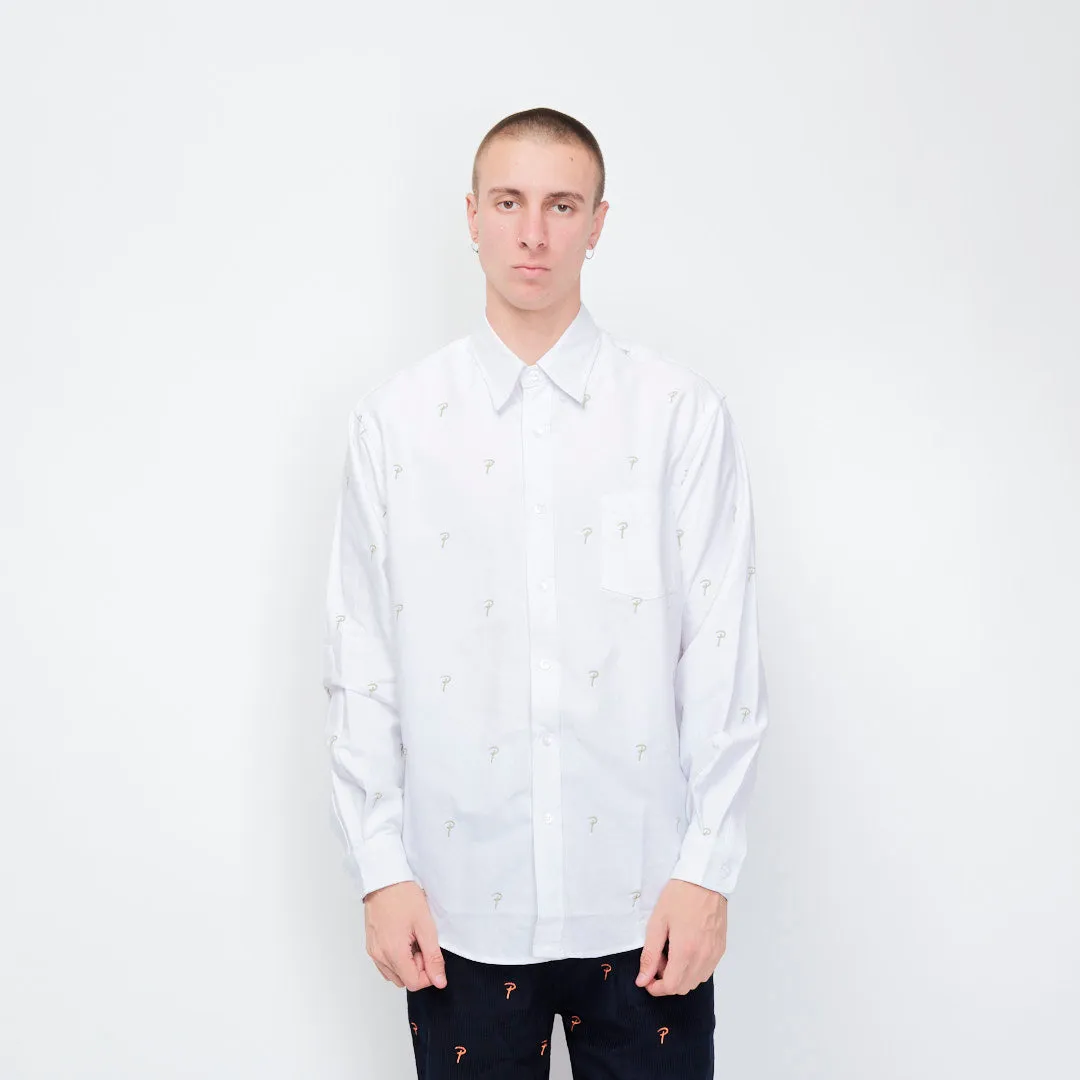 Chemise Patta - Oxford Longsleeve (White)