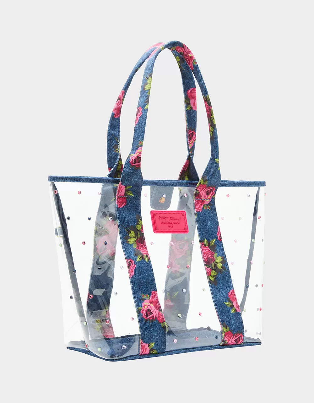 CLEAR TOTE DENIM