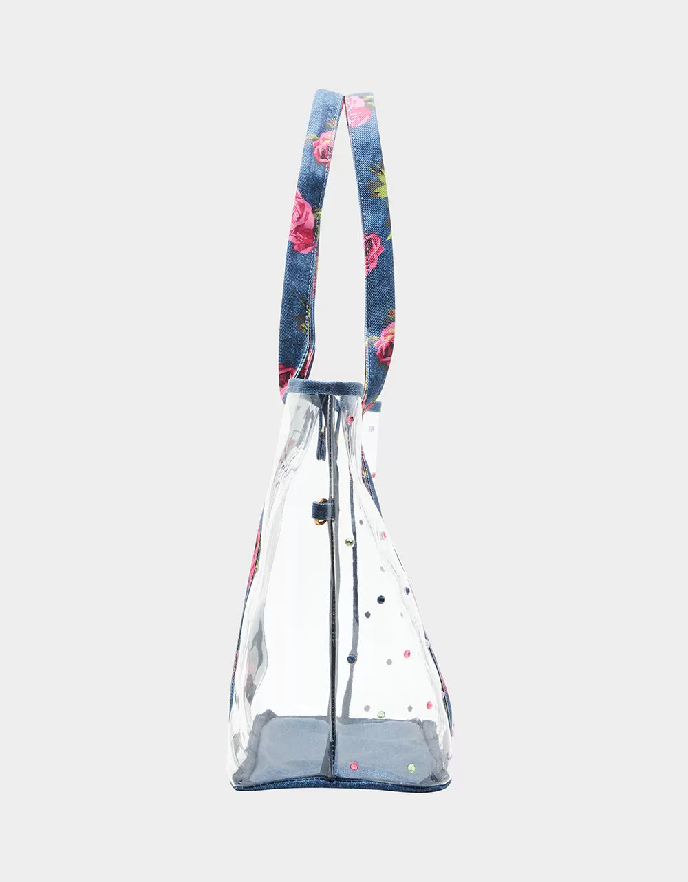 CLEAR TOTE DENIM