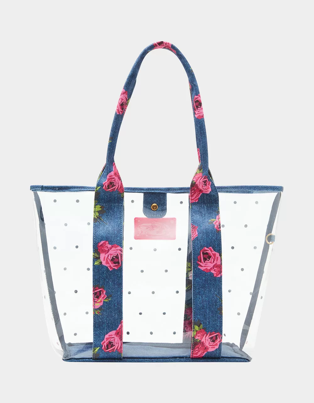 CLEAR TOTE DENIM