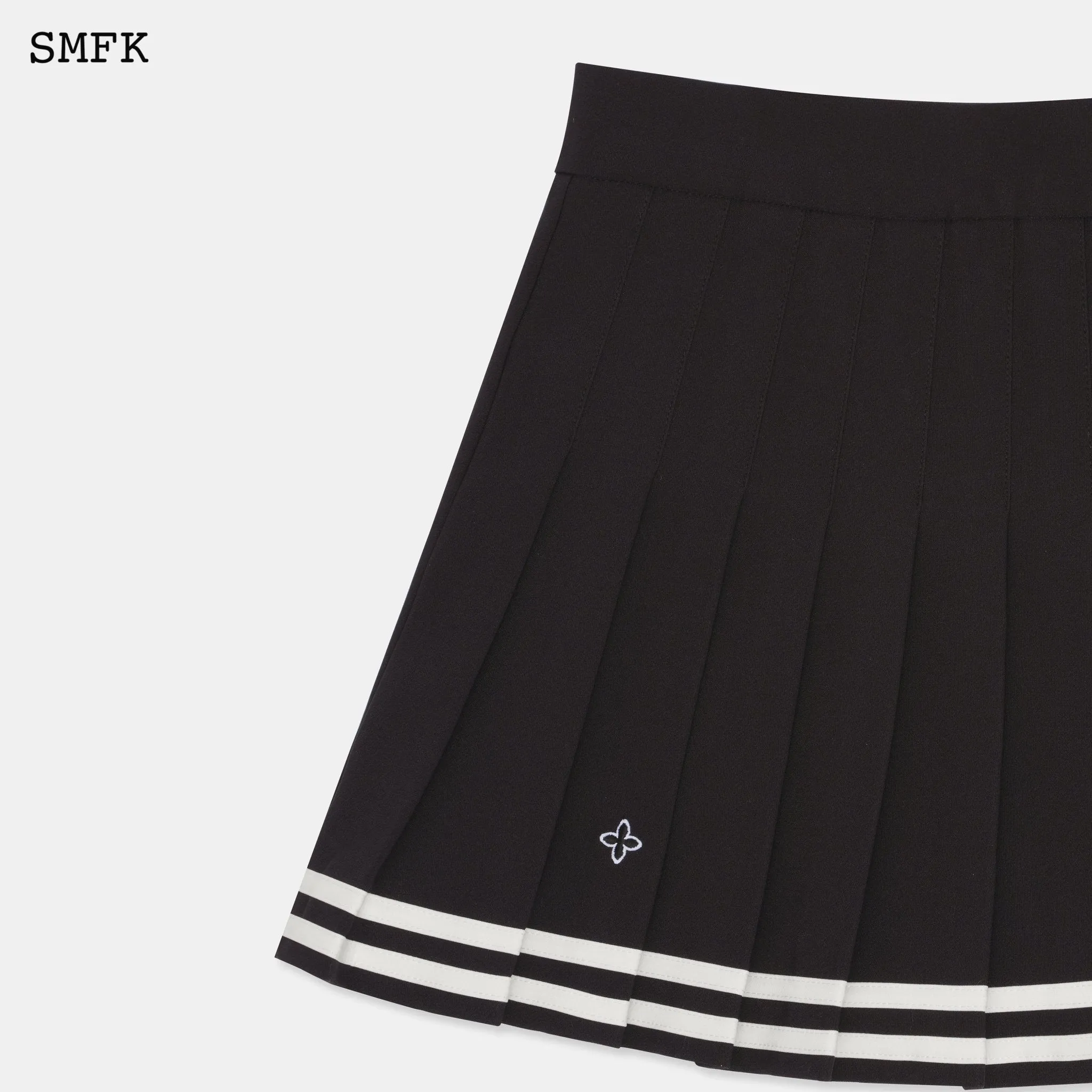 Compass Academy Black Pleated Skirt-