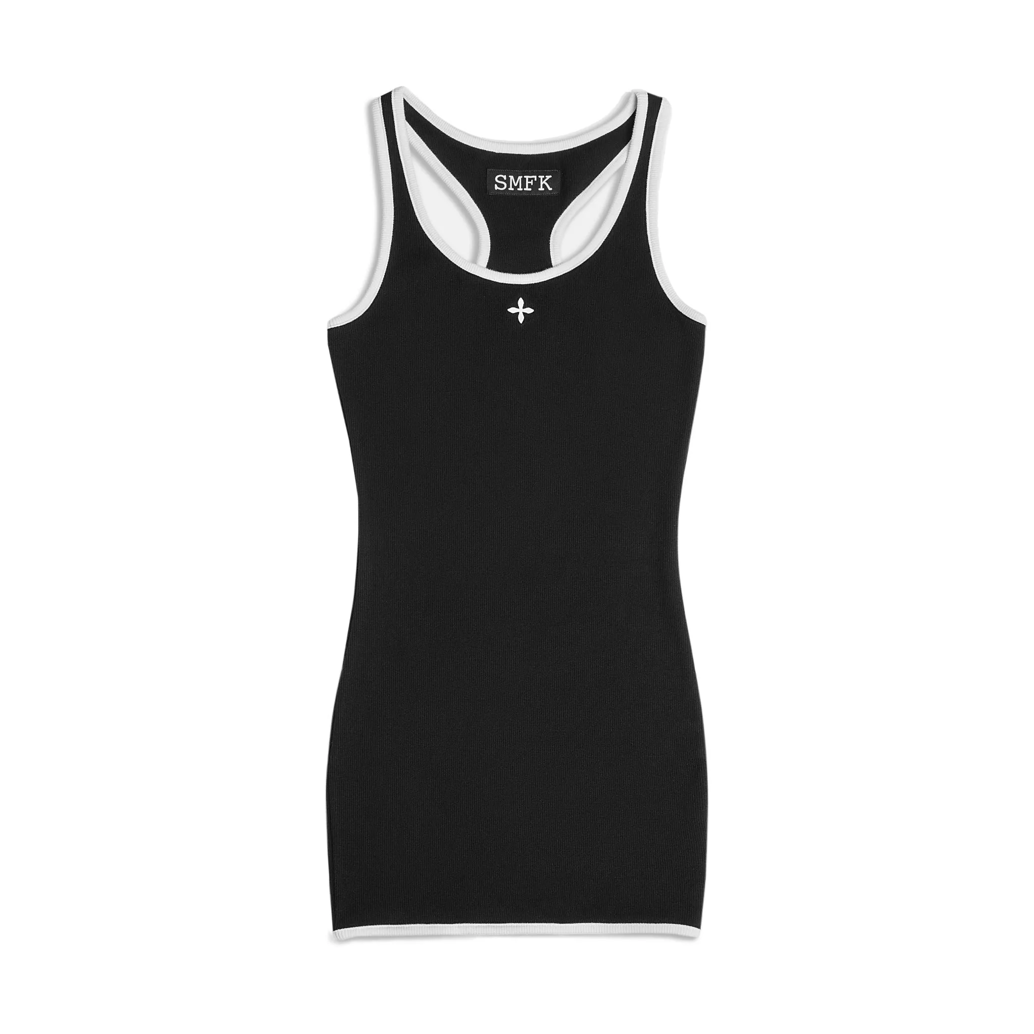 Compass Cross Vintage Tennis Tank Dress Black-