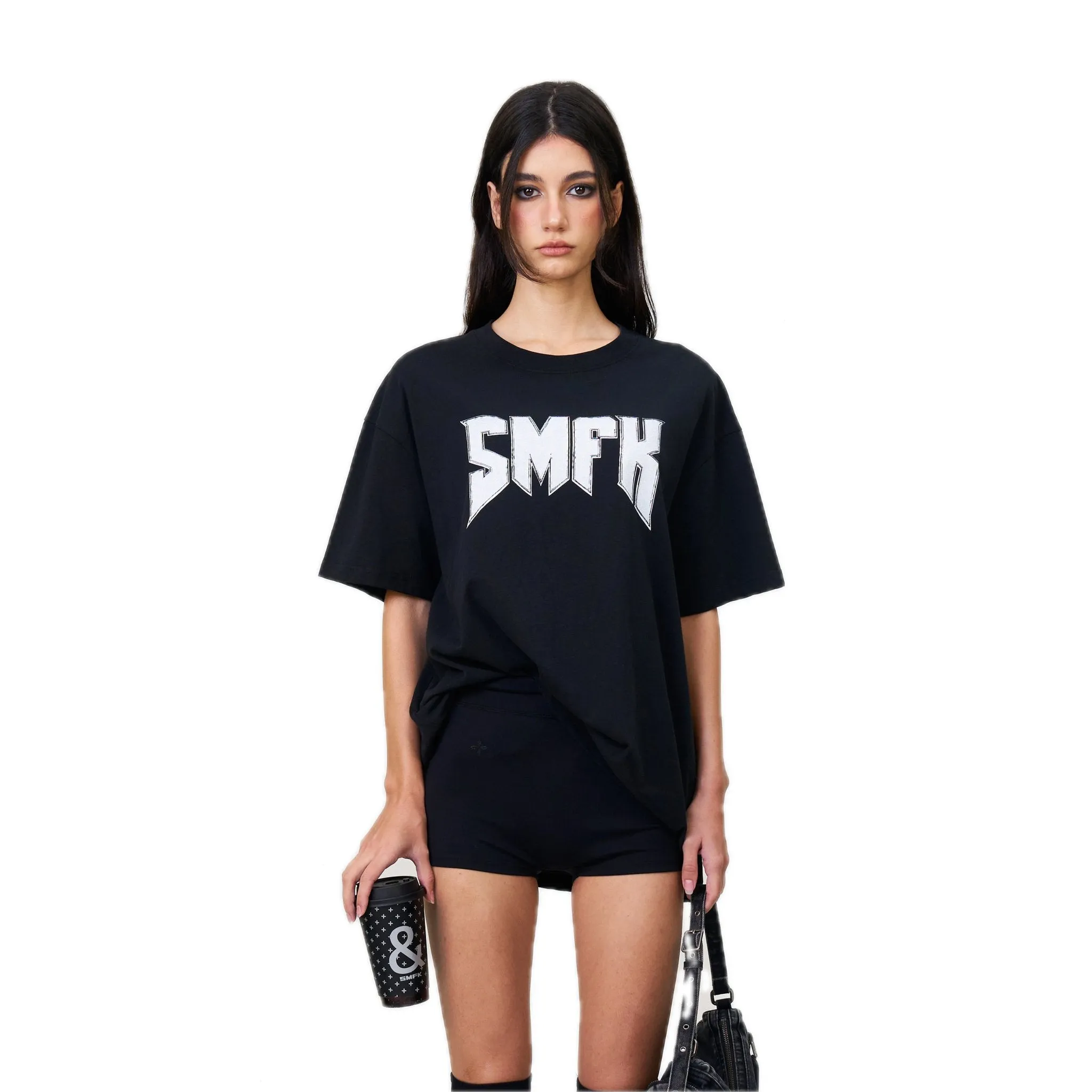 Compass SMFK Metal Rock Loose Tee Black-