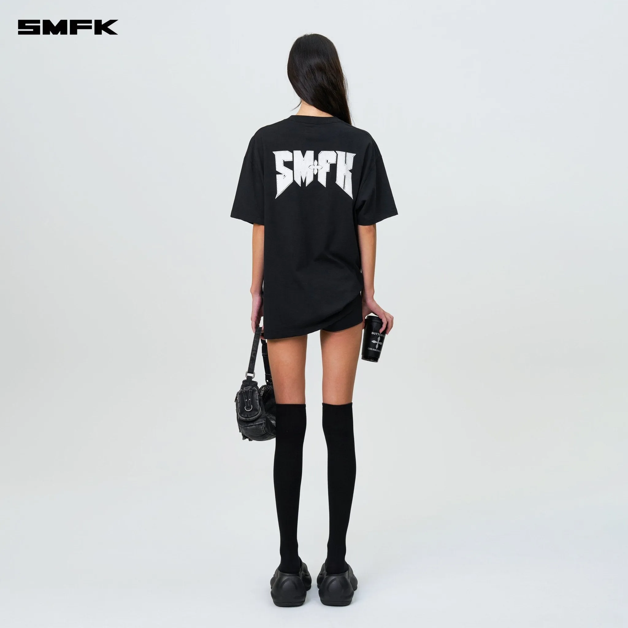 Compass SMFK Metal Rock Loose Tee Black-