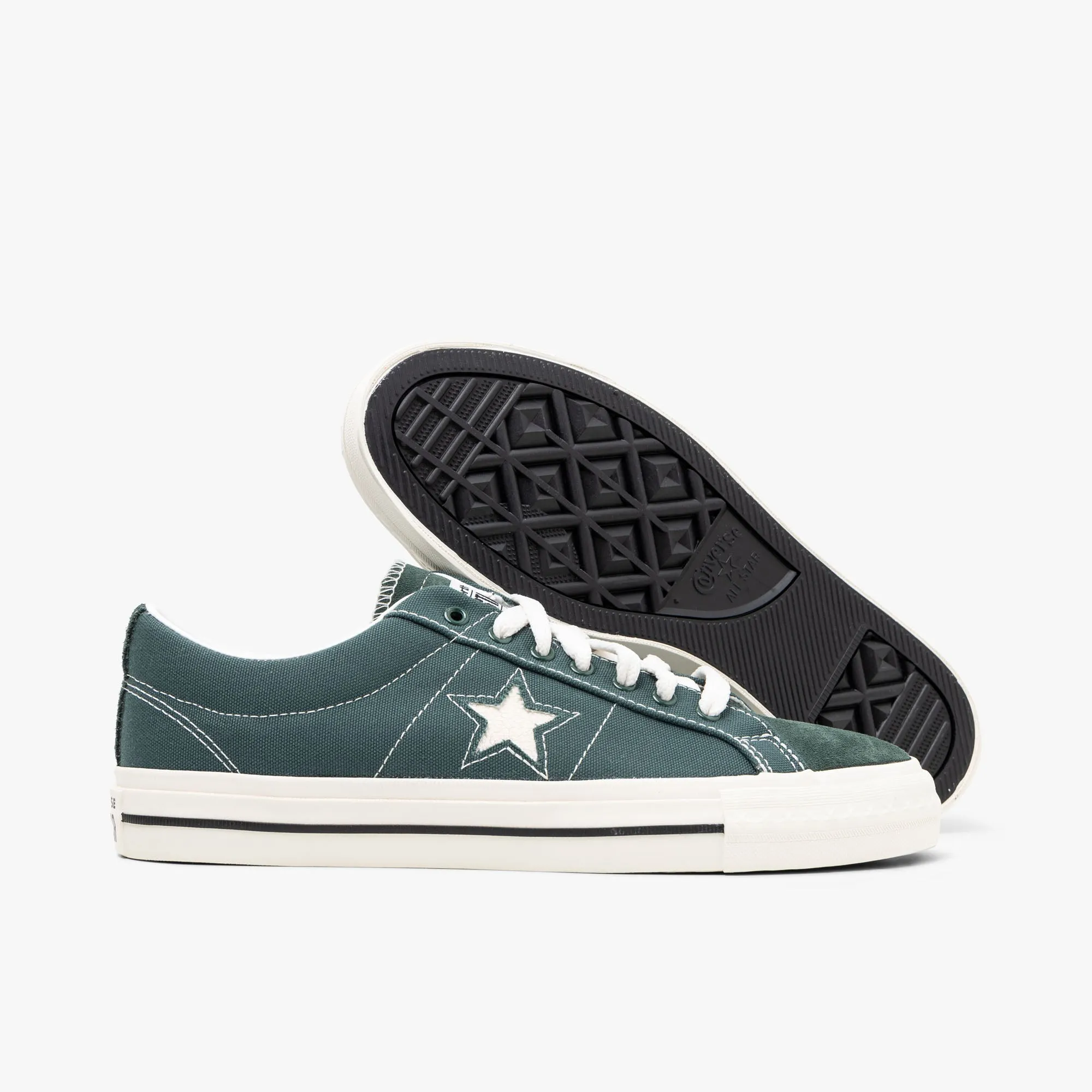 Converse x thisisneverthat One Star Pro Ox Trekking Green / Black - White