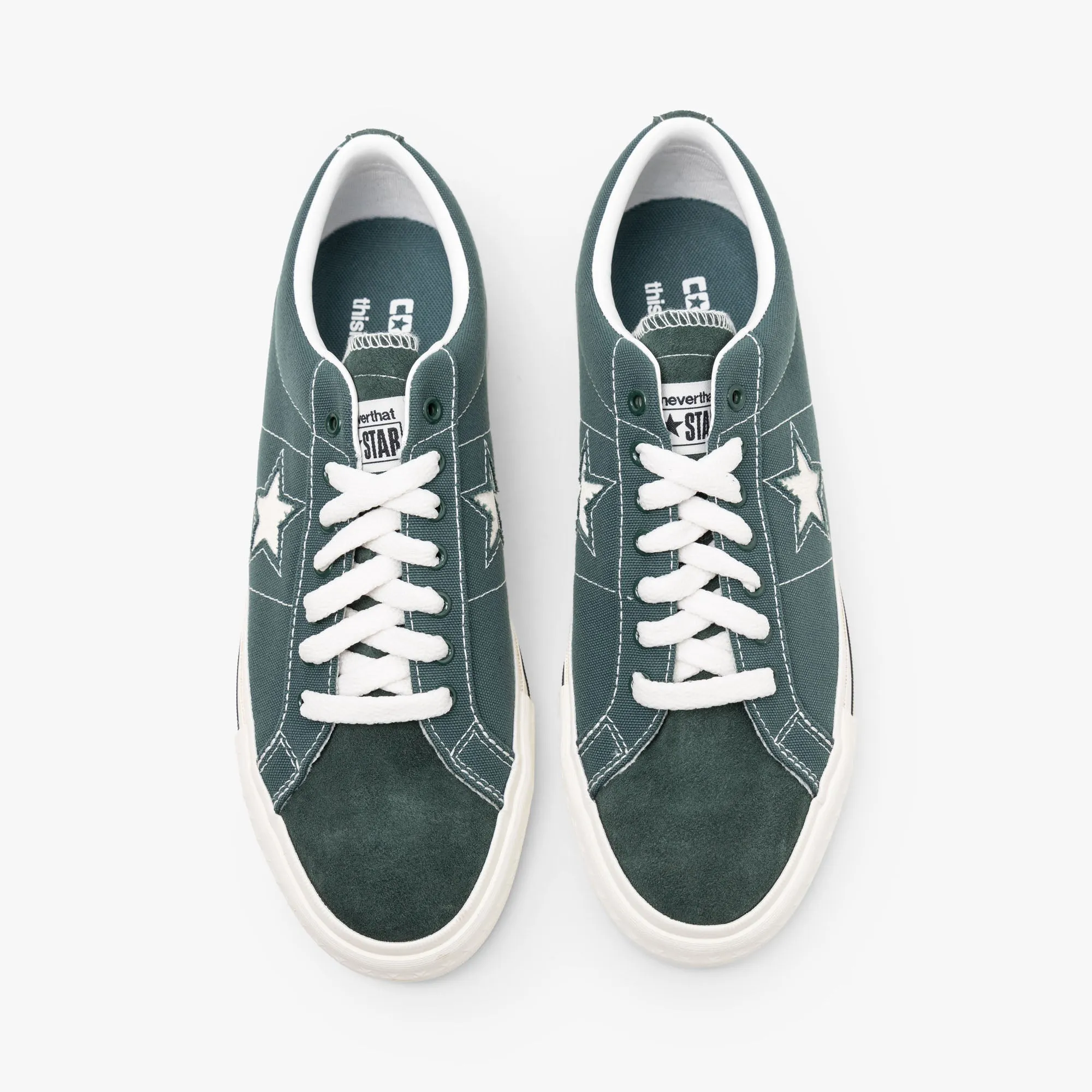 Converse x thisisneverthat One Star Pro Ox Trekking Green / Black - White