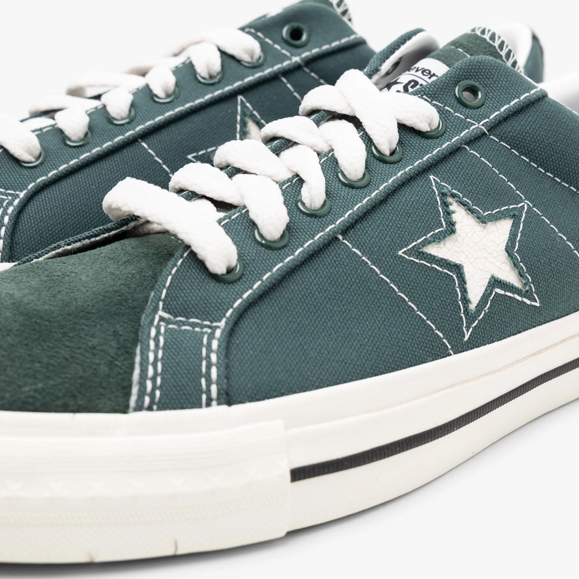 Converse x thisisneverthat One Star Pro Ox Trekking Green / Black - White