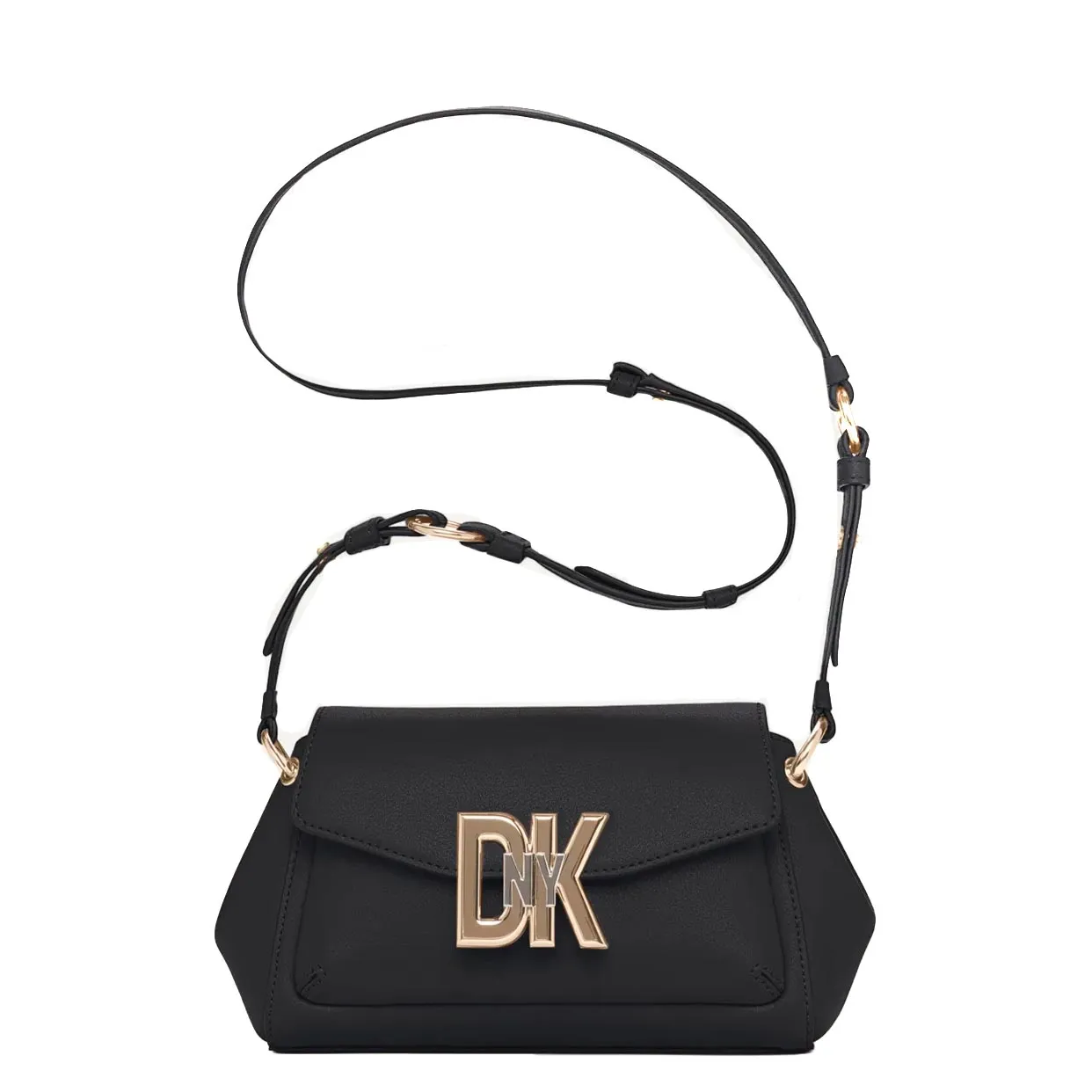 Crosstown Crossbody -Black/Gold