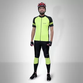 Cycling Kit - Full Tight with Jersey BLack/FL