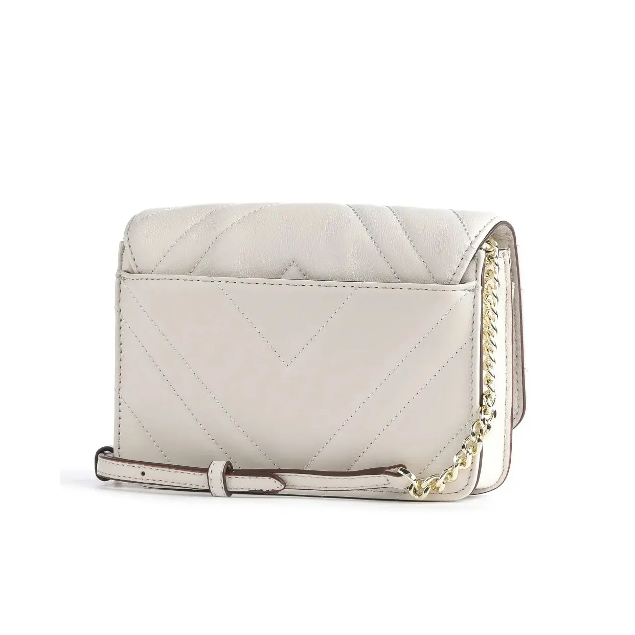 Delphine Crossbody Bag with Flap -Cashew