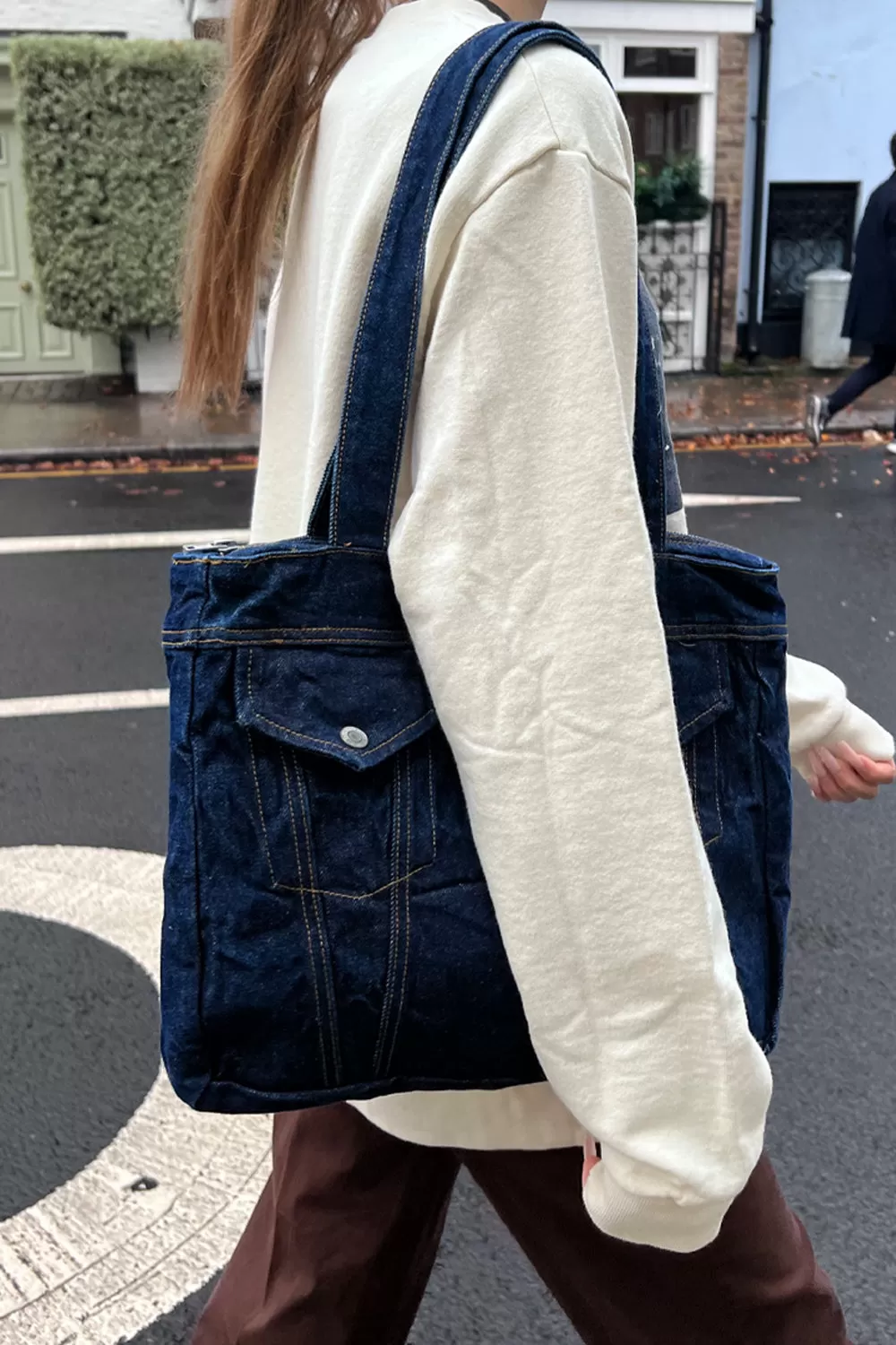 Denim Tote Bag