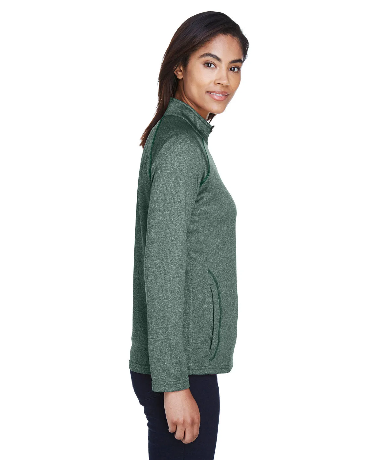 Devon & Jones Ladies Stretch Tech-Shell Compass Quarter-Zip