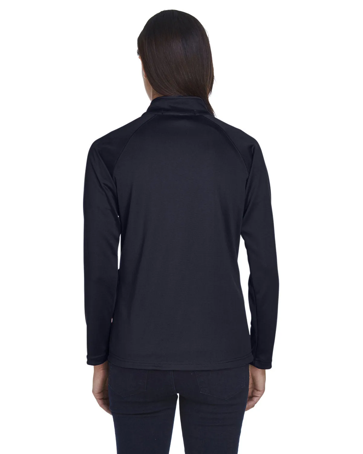 Devon & Jones Ladies Stretch Tech-Shell Compass Quarter-Zip