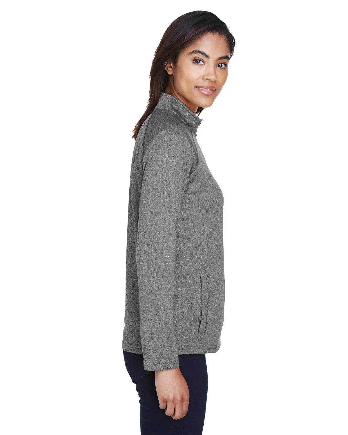 Devon & Jones Ladies Stretch Tech-Shell Compass Quarter-Zip