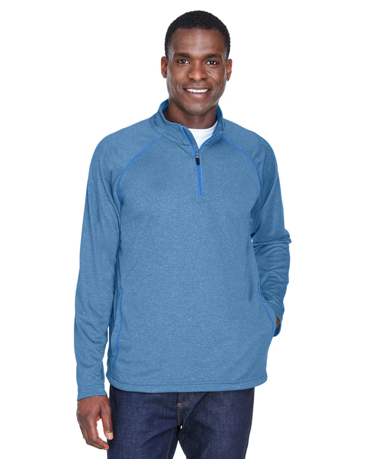 Devon & Jones Stretch Tech-Shell Compass Quarter-Zip