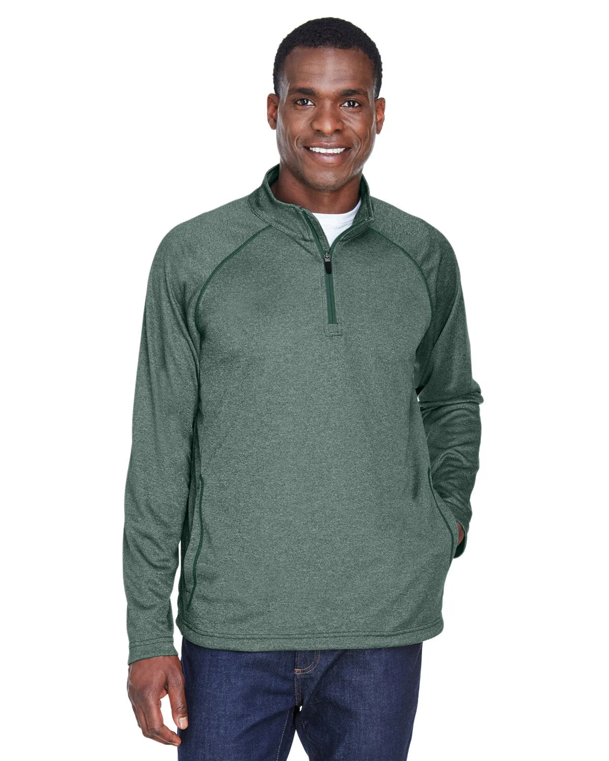 Devon & Jones Stretch Tech-Shell Compass Quarter-Zip