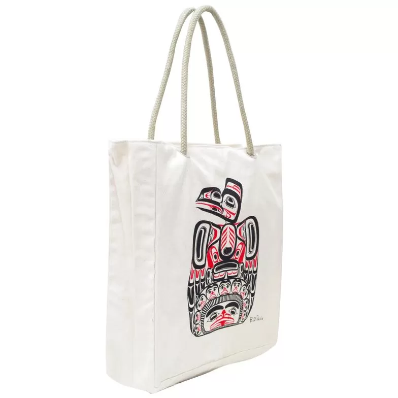 Eco Tote Bag | Children of the Raven by Bill Reid