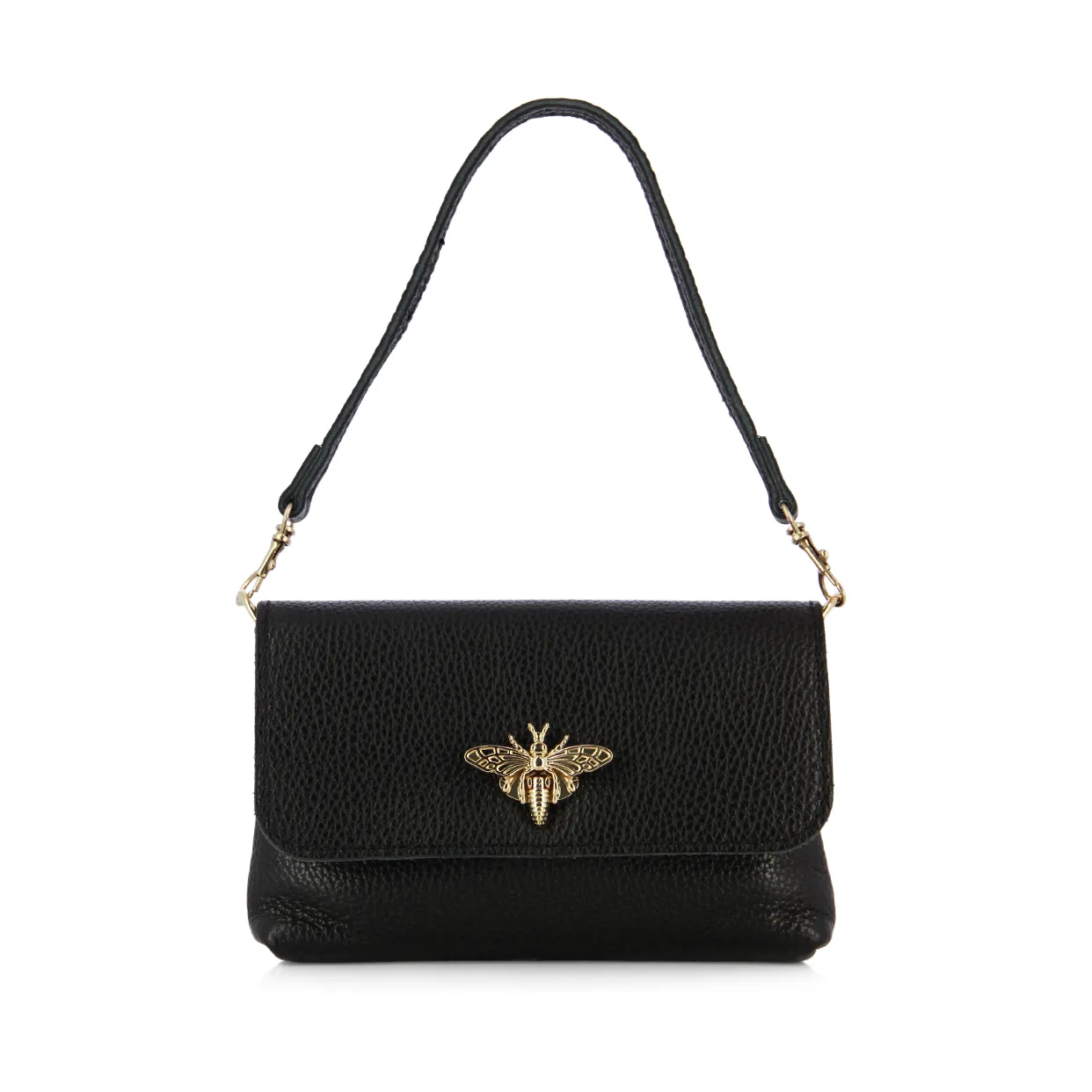 Elegant Bee Crossbody -Black