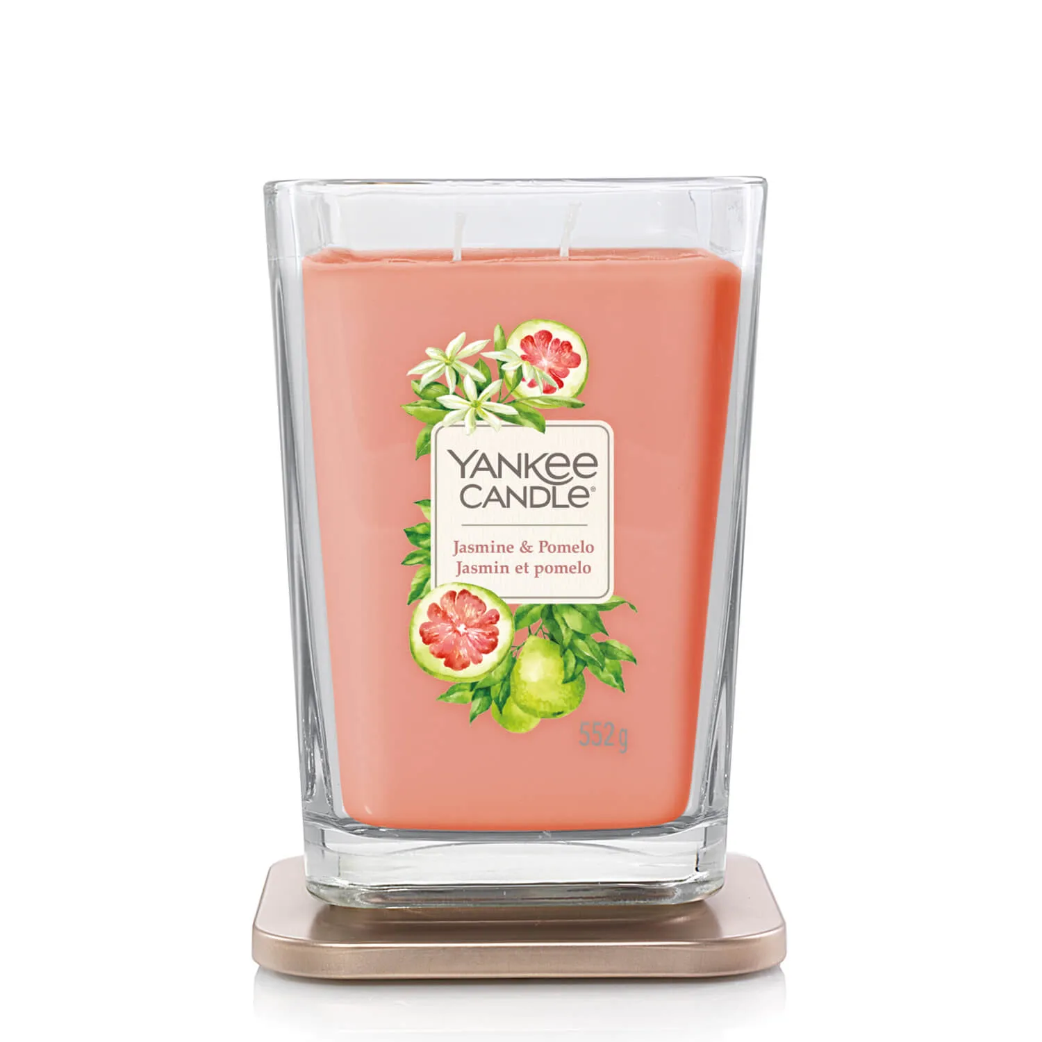 Elevation Large Jar 2-Wick Candle - Jasmine Pomelo