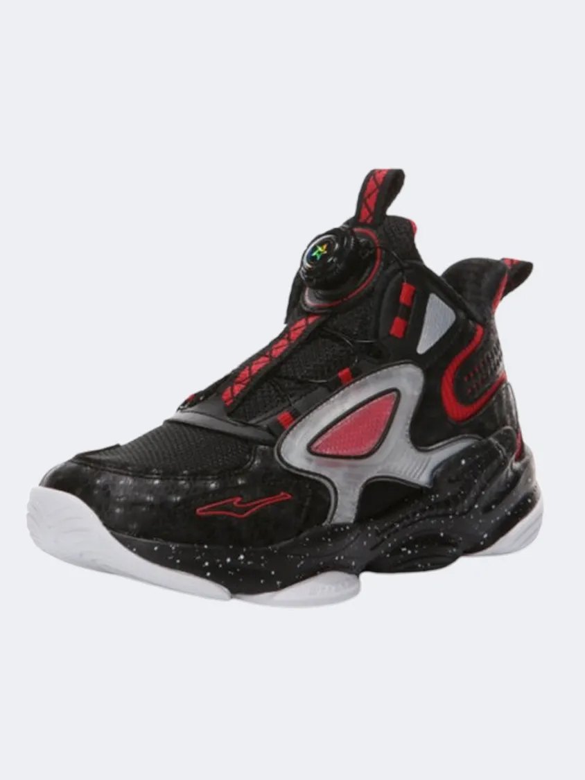 Erke Gs Boys Basketball Shoes Black/Red