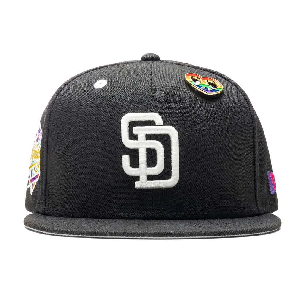 Feature x New Era 'Pride' 59Fifty Fitted - San Diego Padres