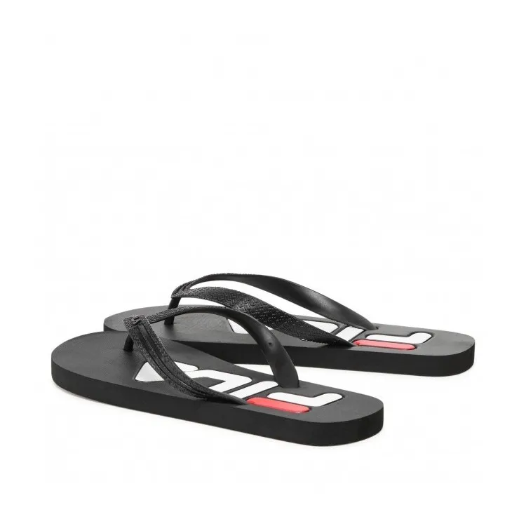 FILA TROY SLIPPER Ciabatte Uomo Infradito Mare Piscina Nero