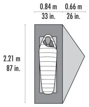 Freestanding Tent MSR FreeLite 1 V3 Green