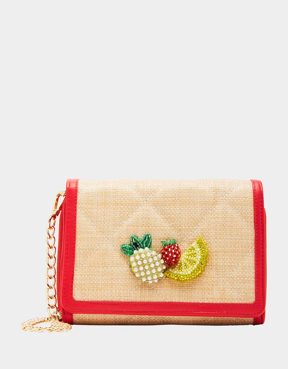 FRESH N FRUITY WALLET ON A CHAIN NATURAL