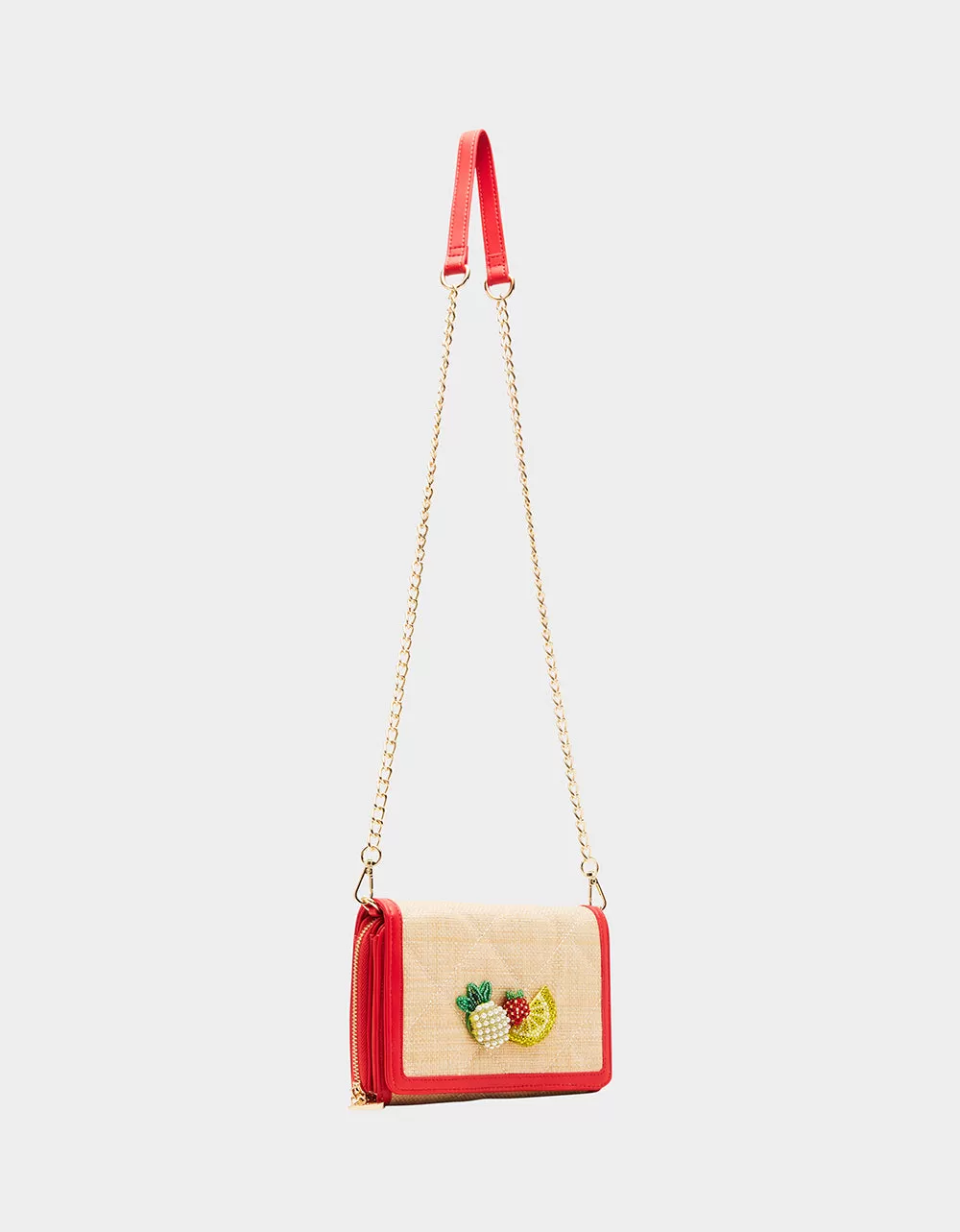 FRESH N FRUITY WALLET ON A CHAIN NATURAL