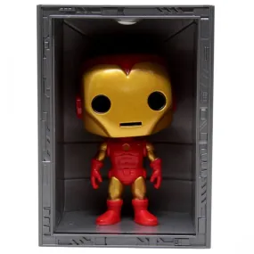 Funko POP Deluxe Marvel - Hall Of Armor Iron Man Model 4 PX Previews Exclusive (red / gold)