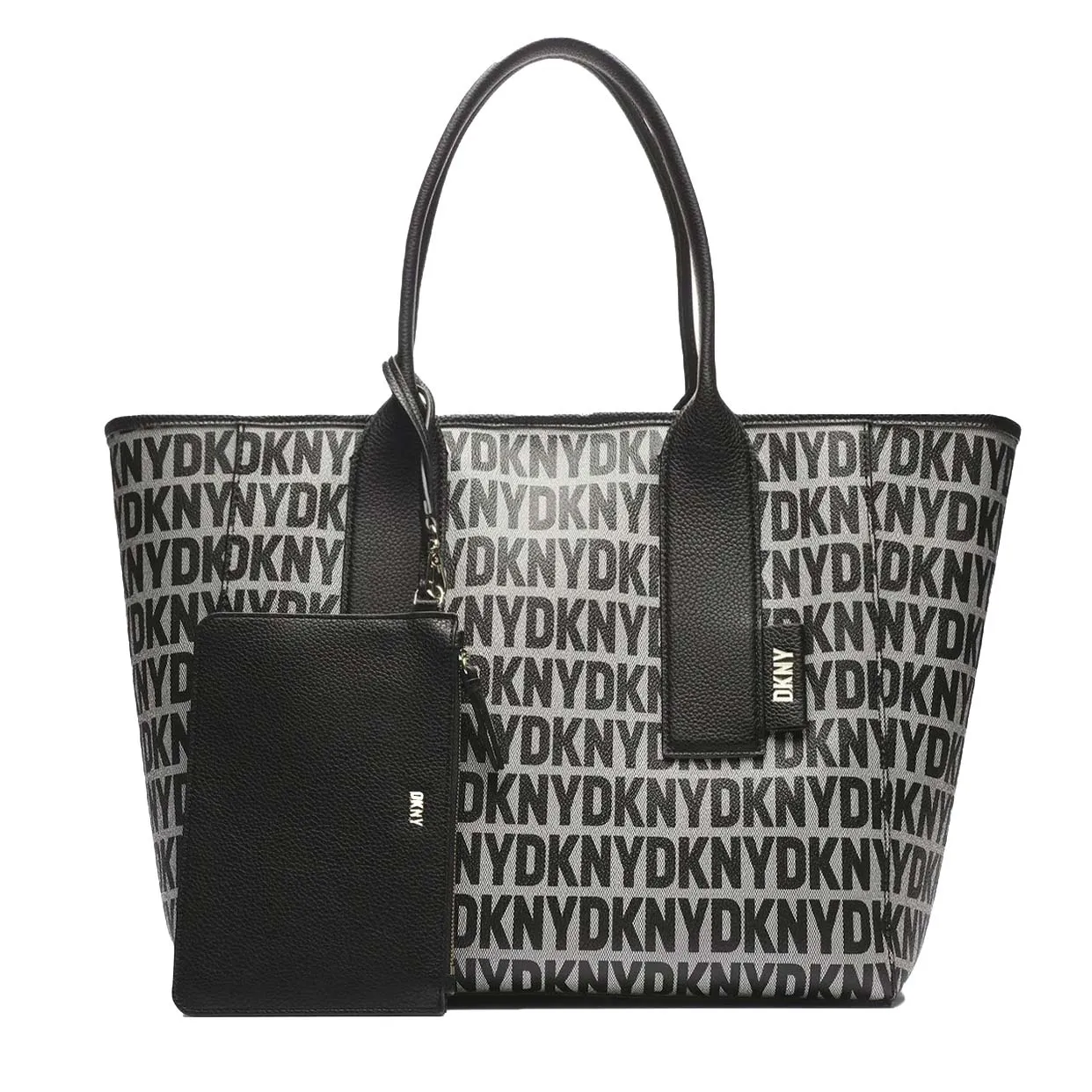 Grayson Large Tote -Black/Logo