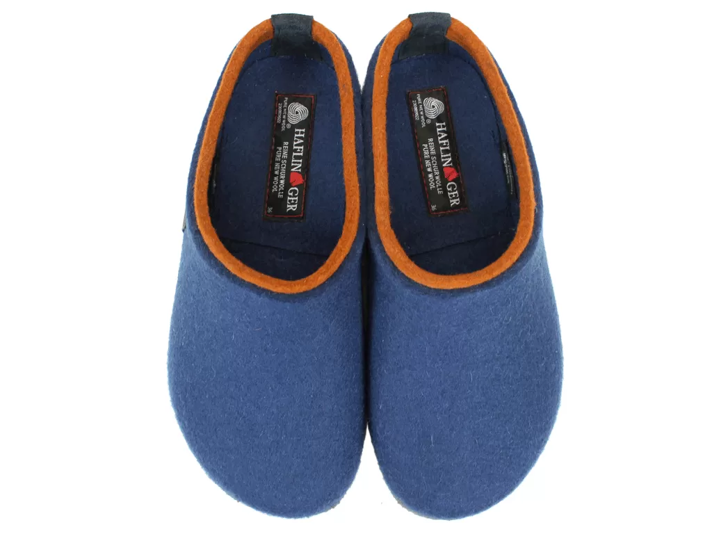 Haflinger Clogs Grizzly Kris Blueberry