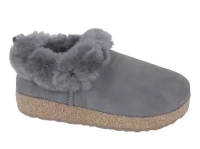 Haflinger Clogs Sheepskin Iceland Anthracite