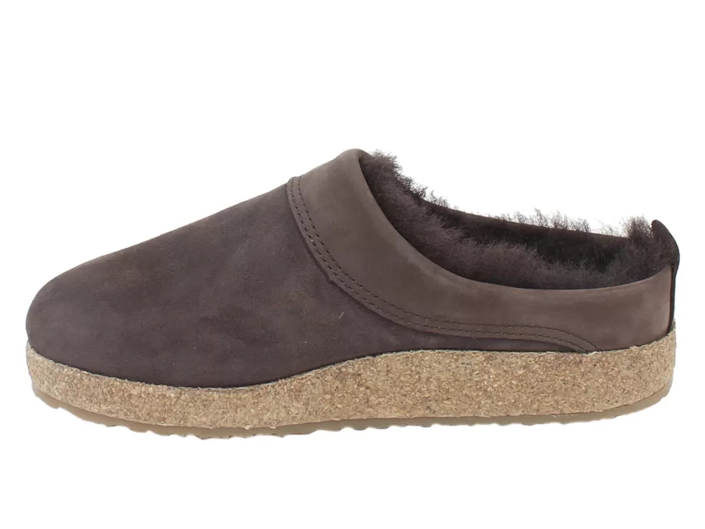 Haflinger Clogs Sheepskin Snowbird Brown