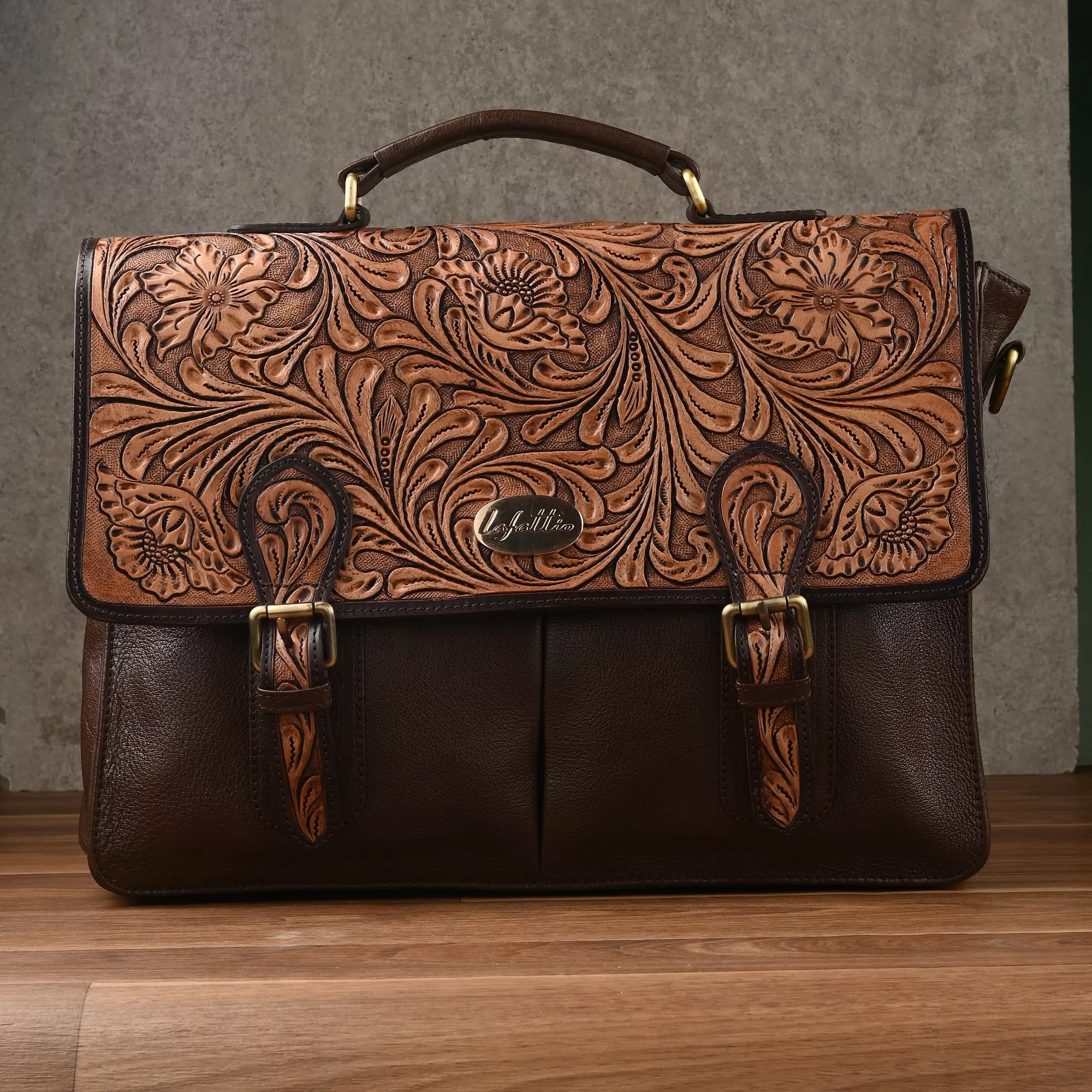 Hand-Carved Bags by Lafattio